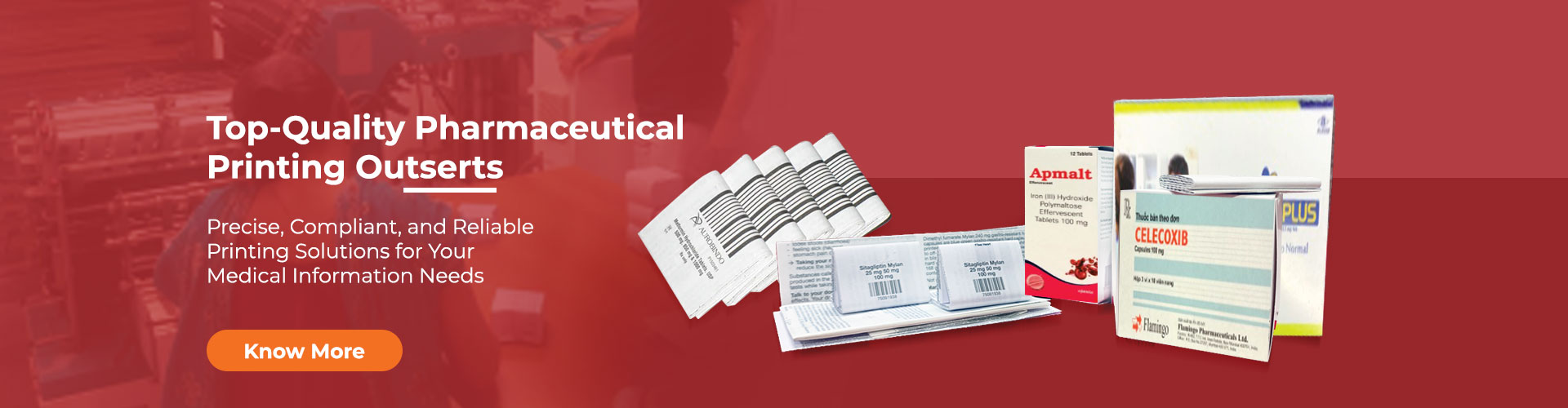 High Quality Printing Outserts